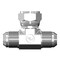 World Wide Fittings Male JIC to Male JIC to Female JIC Swivel Branch Tee F5707X12X10X12 - alternate 1